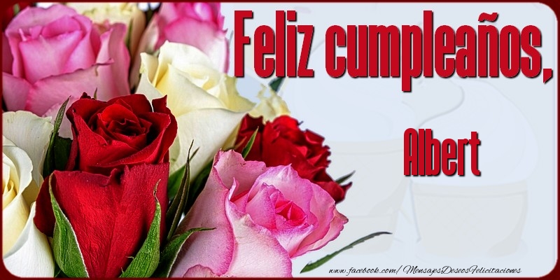 Felicitaciones de cumpleaños - Feliz Cumpleaños, Albert!