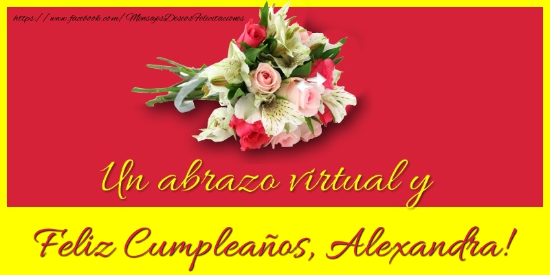Felicitaciones de cumpleaños - Feliz Cumpleaños, Alexandra!