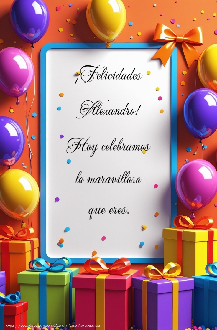 Felicitaciones de cumpleaños - Globos & Regalo | Felicidades