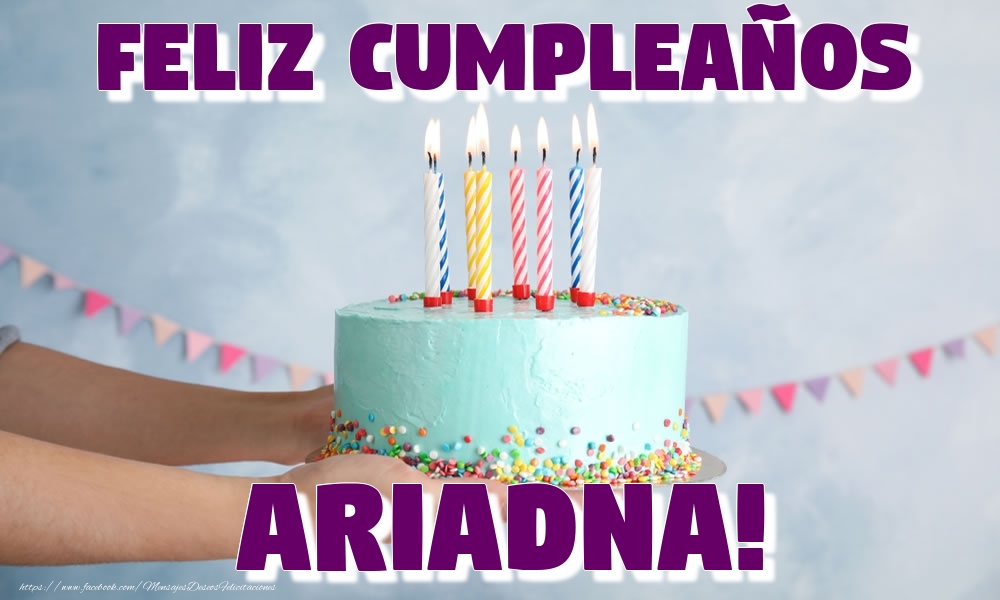 Felicitaciones de cumpleaños - Tartas | Feliz Cumpleaños Ariadna!
