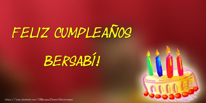Felicitaciones de cumpleaños - Tartas | Feliz cumpleaños Bersabí!