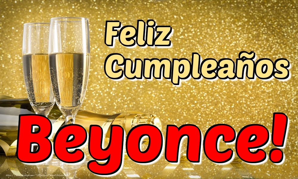 Felicitaciones de cumpleaños - Feliz Cumpleaños Beyonce!