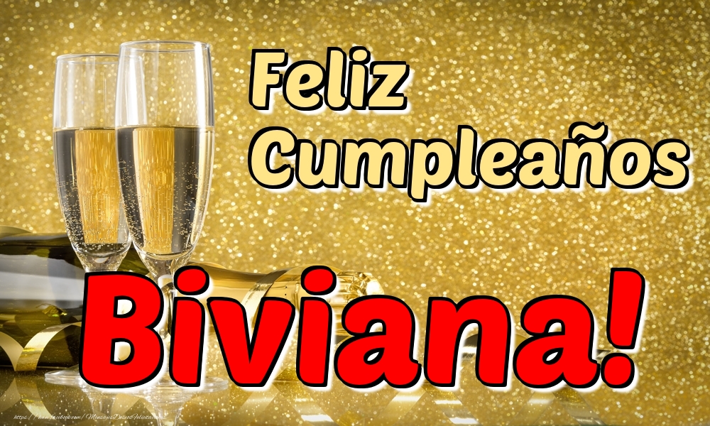 Felicitaciones de cumpleaños - Feliz Cumpleaños Biviana!