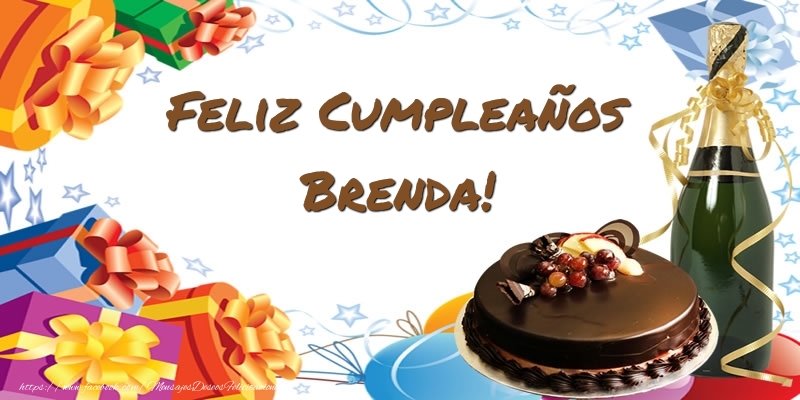 Felicitaciones de cumpleaños - Feliz Cumpleaños Brenda!