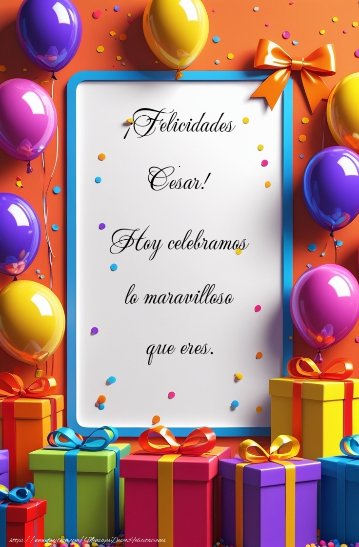 Felicitaciones de cumpleaños - Globos & Regalo | Felicidades