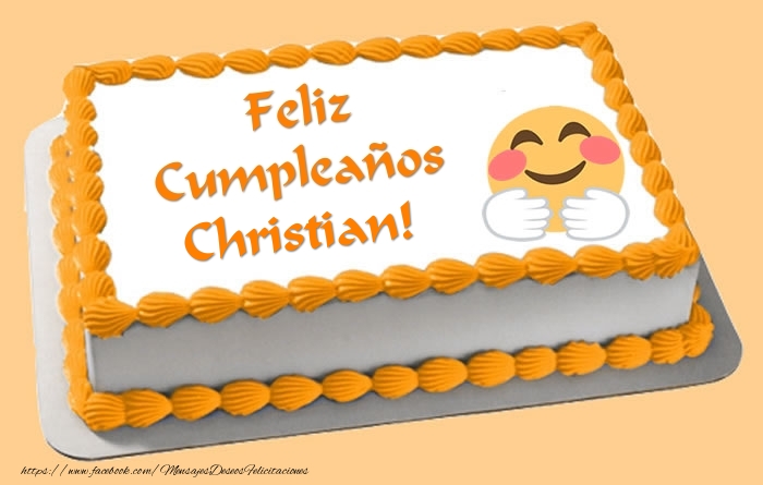 Felicitaciones de cumpleaños - Tartas | Tarta Feliz Cumpleaños Christian!