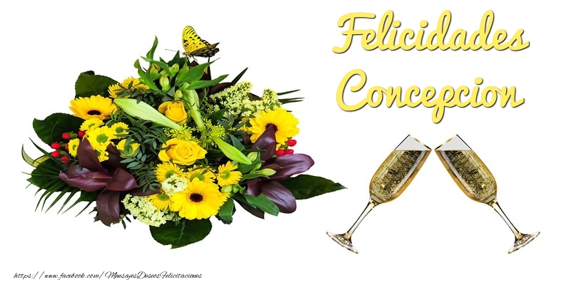Felicitaciones de cumpleaños - Felicidades Concepcion