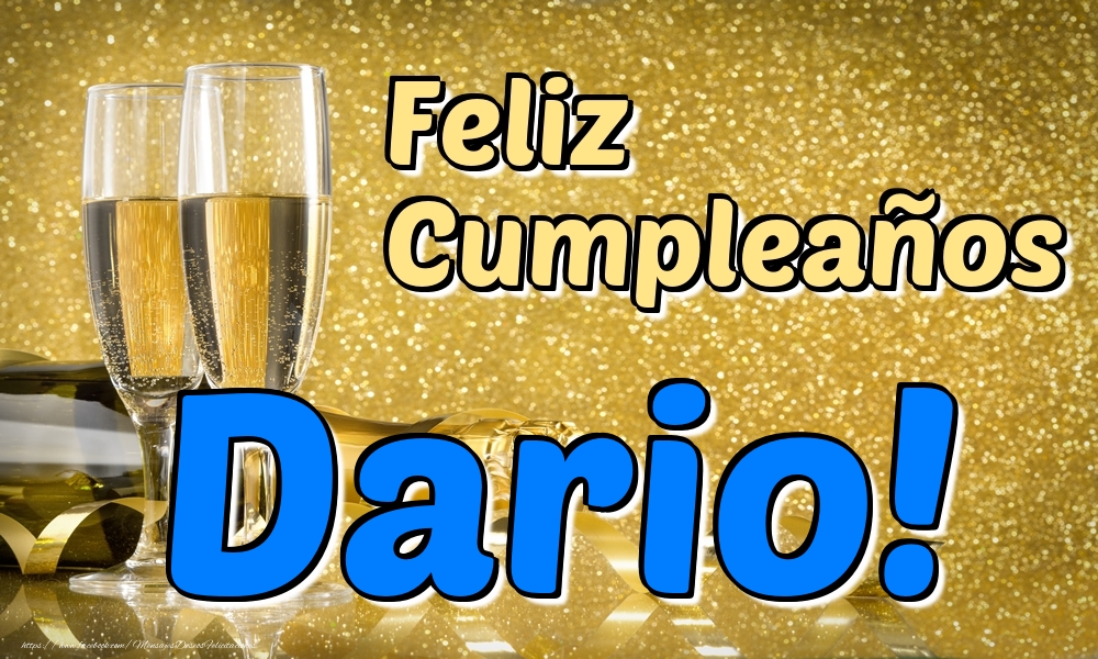 Felicitaciones de cumpleaños - Feliz Cumpleaños Dario!