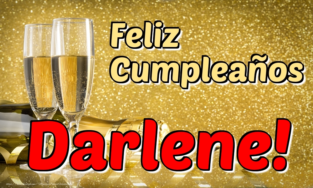 Felicitaciones de cumpleaños - Feliz Cumpleaños Darlene!
