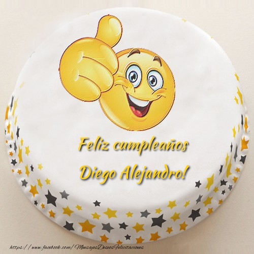 Felicitaciones de cumpleaños - Tartas | Feliz cumpleaños, Diego Alejandro!