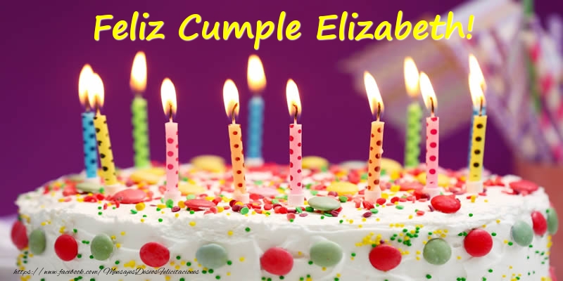 Felicitaciones de cumpleaños - Tartas | Feliz Cumple Elizabeth!