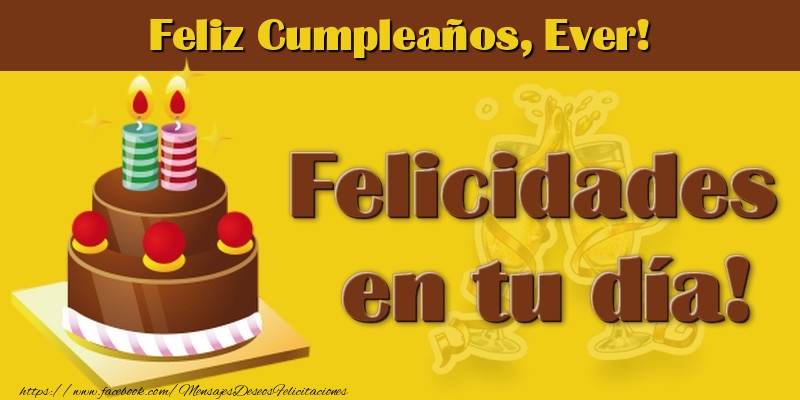 Felicitaciones de cumpleaños - Tartas | Feliz Cumpleaños, Ever!