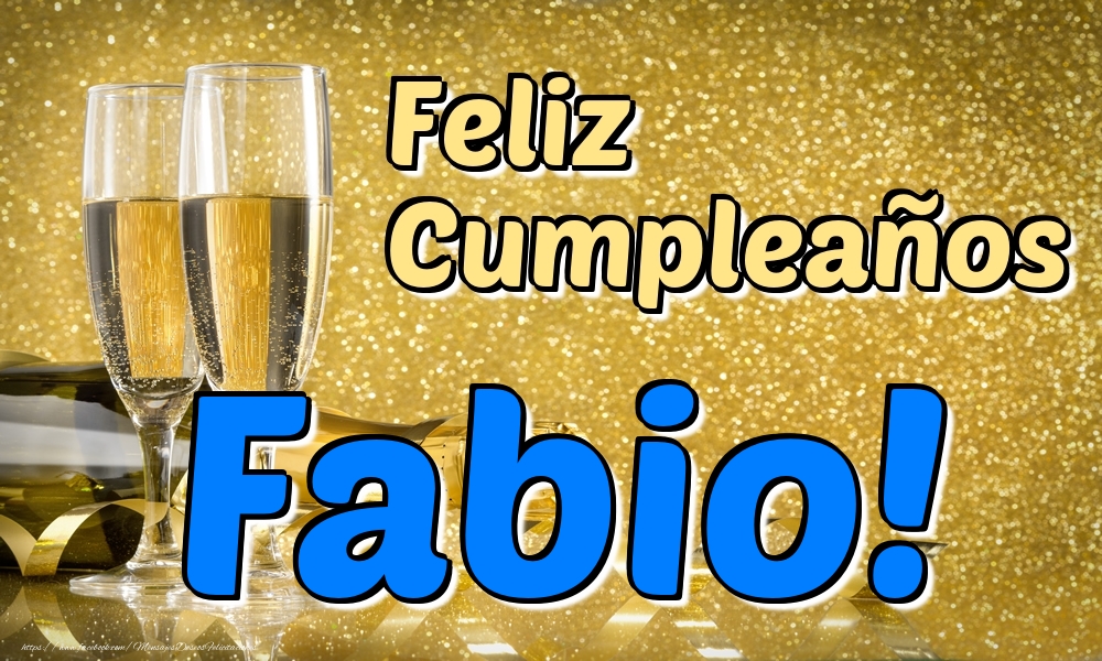 Felicitaciones de cumpleaños - Feliz Cumpleaños Fabio!