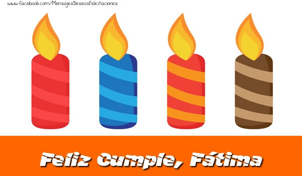 Felicitaciones de cumpleaños - Feliz Cumpleaños, Fátima!