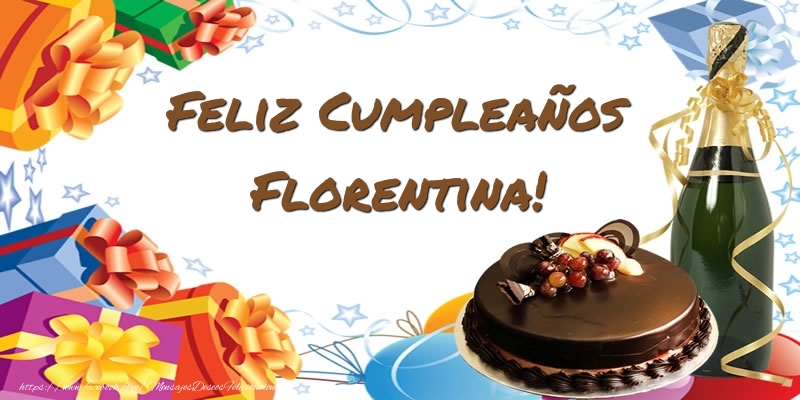 Felicitaciones de cumpleaños - Feliz Cumpleaños Florentina!