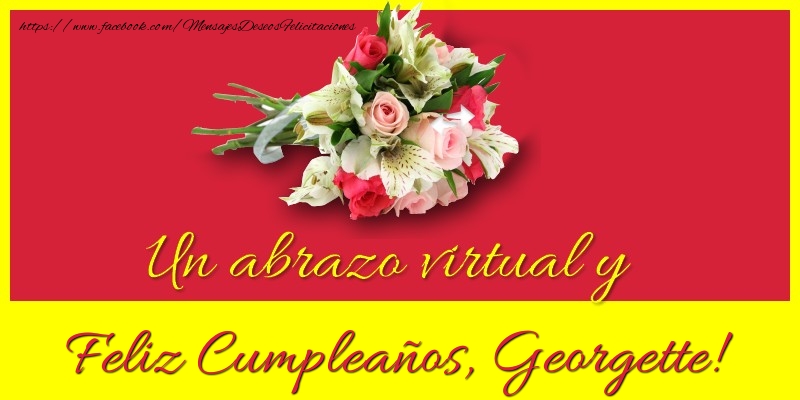 Felicitaciones de cumpleaños - Feliz Cumpleaños, Georgette!