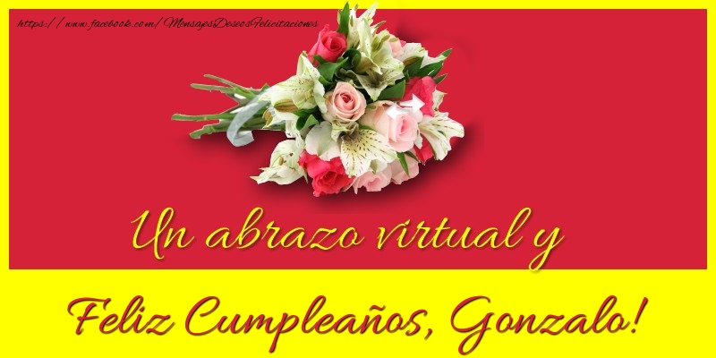 Felicitaciones de cumpleaños - Feliz Cumpleaños, Gonzalo!