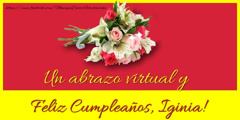 Felicitaciones de cumpleaños - Feliz Cumpleaños, Iginia!