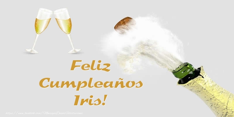 Felicitaciones de cumpleaños - Feliz Cumpleaños Iris!