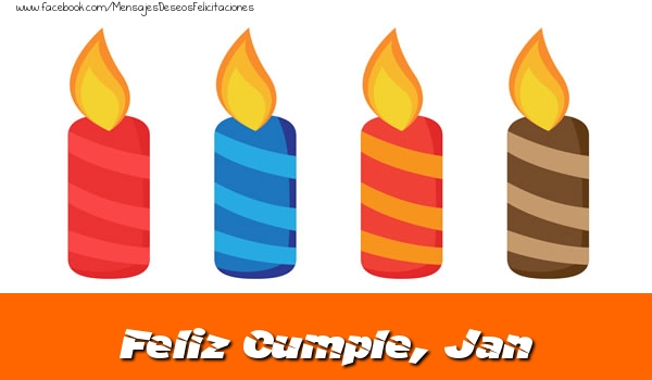 Felicitaciones de cumpleaños - Feliz Cumpleaños, Jan!