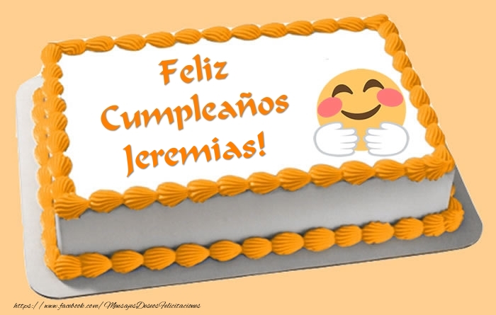 Felicitaciones de cumpleaños - Tartas | Tarta Feliz Cumpleaños Jeremias!