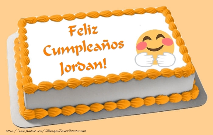 Felicitaciones de cumpleaños - Tartas | Tarta Feliz Cumpleaños Jordan!
