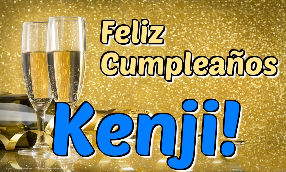 Felicitaciones de cumpleaños - Feliz Cumpleaños Kenji!