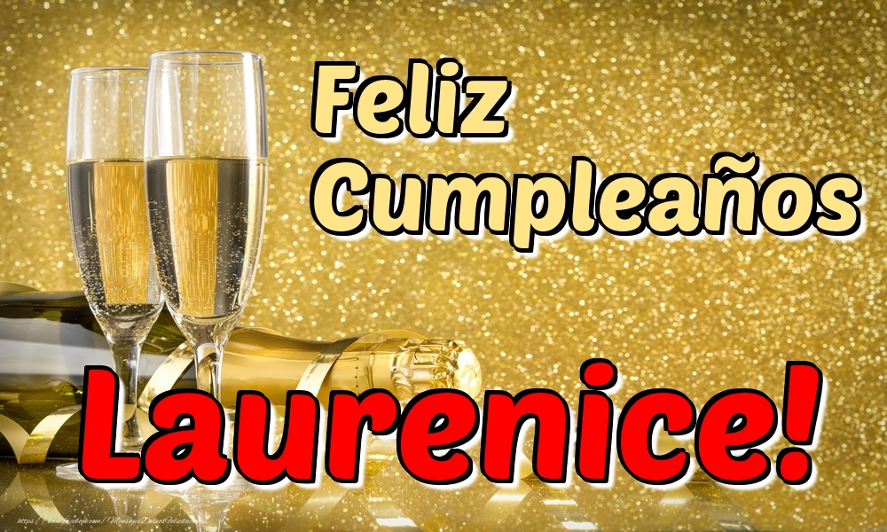 Felicitaciones de cumpleaños - Feliz Cumpleaños Laurenice!