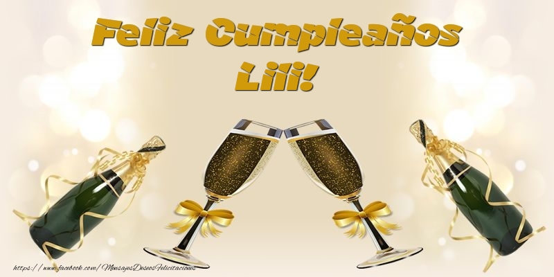 Felicitaciones de cumpleaños - Feliz Cumpleaños Lili!