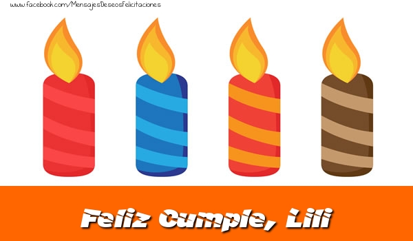 Felicitaciones de cumpleaños - Feliz Cumpleaños, Lili!