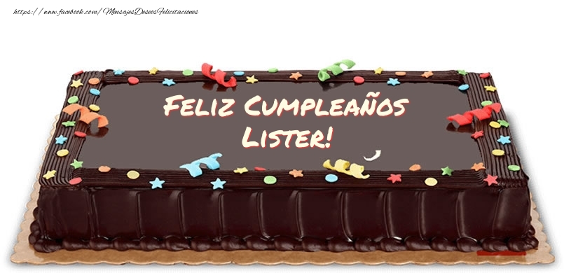 Felicitaciones de cumpleaños - Feliz Cumpleaños Lister!