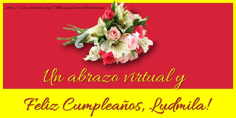 Felicitaciones de cumpleaños - Feliz Cumpleaños, Ludmila!