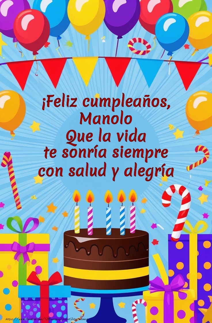 Felicitaciones de cumpleaños - Globos & Tartas | Felicitare de la multi ani