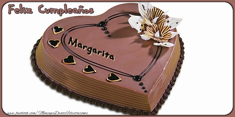 Felicitaciones de cumpleaños - Tartas | Feliz Cumpleaños, Margarita!