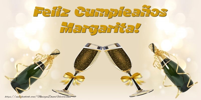 Felicitaciones de cumpleaños - Feliz Cumpleaños Margarita!