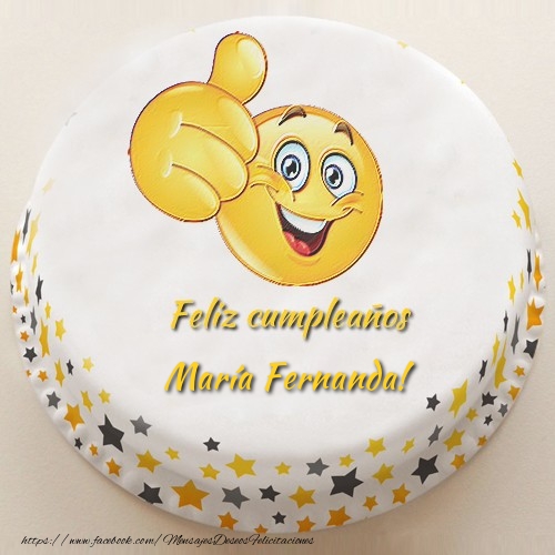 Felicitaciones de cumpleaños - Feliz cumpleaños, María Fernanda!