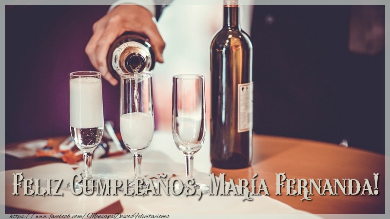 Felicitaciones de cumpleaños - Feliz Cumpleaños, María Fernanda!