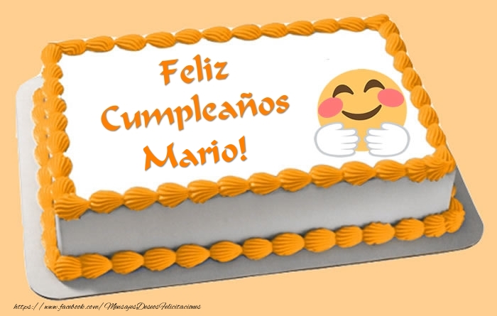 Felicitaciones de cumpleaños - Tartas | Tarta Feliz Cumpleaños Mario!