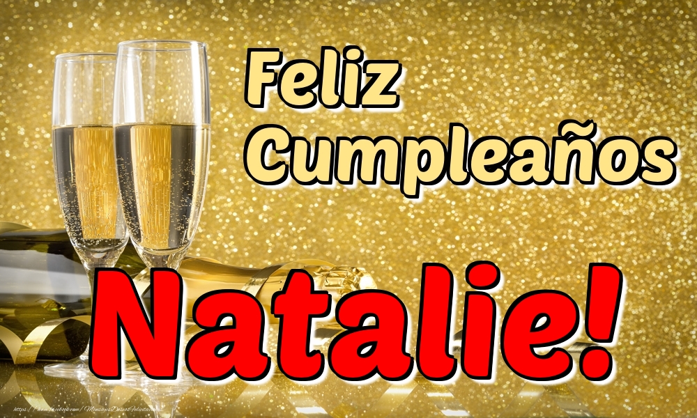 Felicitaciones de cumpleaños - Feliz Cumpleaños Natalie!