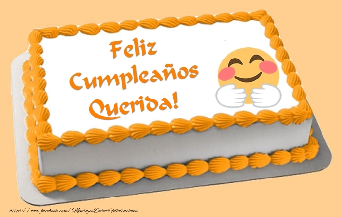 Felicitaciones de cumpleaños - Tartas | Tarta Feliz Cumpleaños Querida!