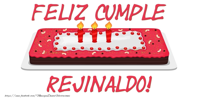 Felicitaciones de cumpleaños - Tartas | Feliz Cumple Rejinaldo!