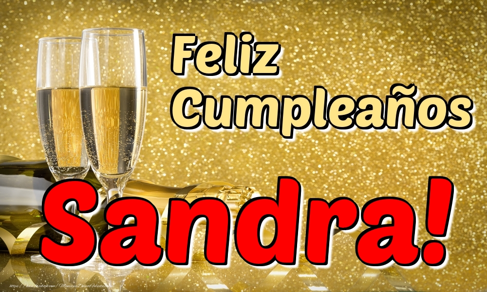Felicitaciones de cumpleaños - Feliz Cumpleaños Sandra!