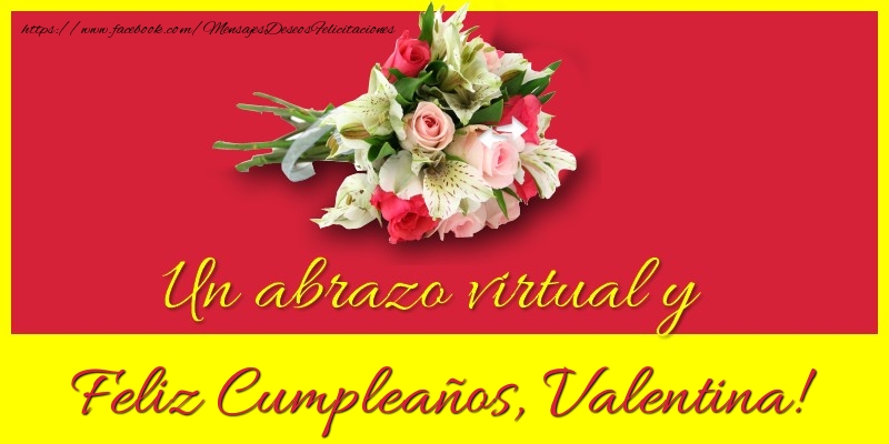 Felicitaciones de cumpleaños - Feliz Cumpleaños, Valentina!