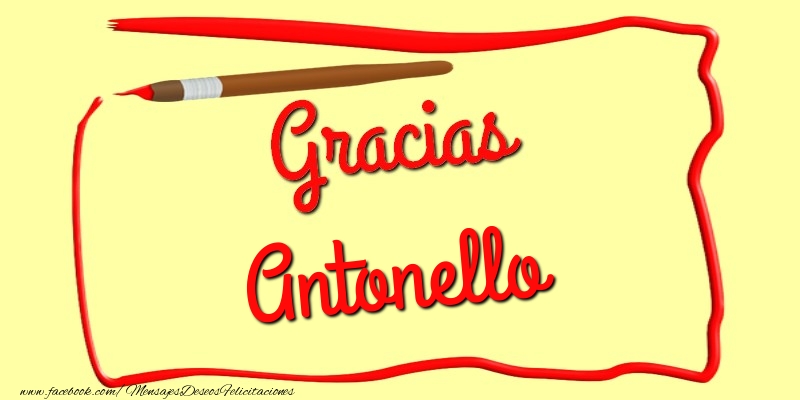 Felicitaciones de gracias - Mensajes | Gracias Antonello