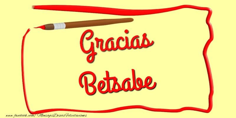 Felicitaciones de gracias - Mensajes | Gracias Betsabe
