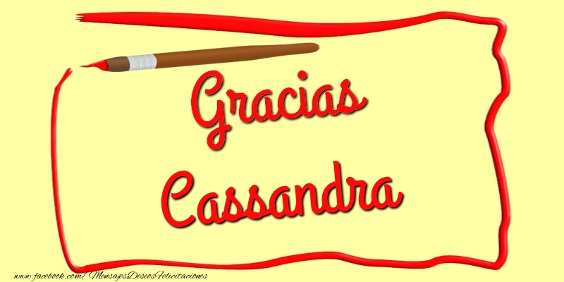 Felicitaciones de gracias - Mensajes | Gracias Cassandra
