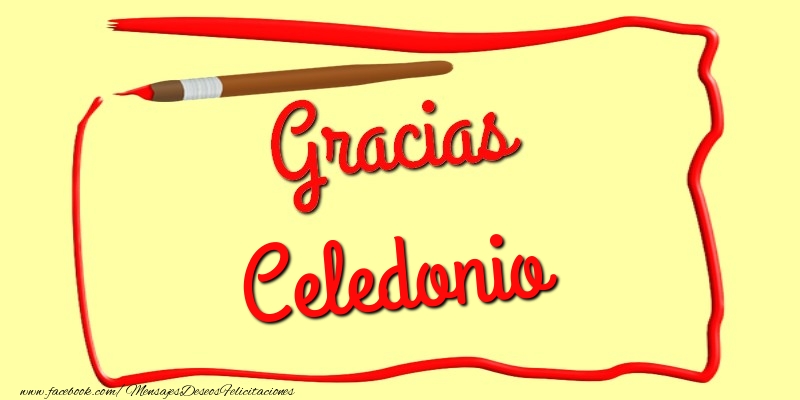 Felicitaciones de gracias - Mensajes | Gracias Celedonio