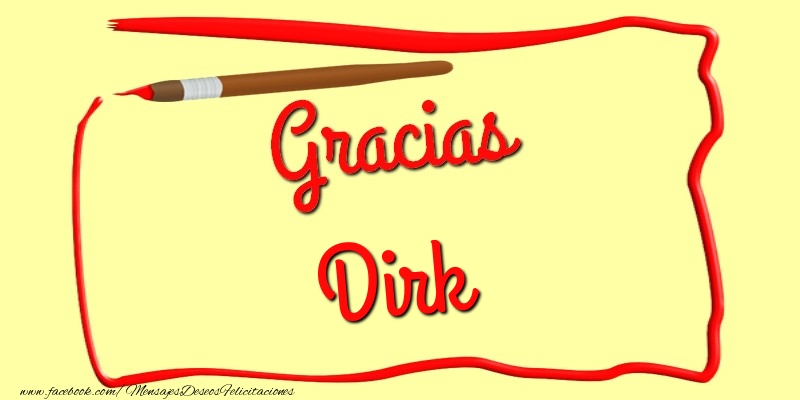 Felicitaciones de gracias - Mensajes | Gracias Dirk