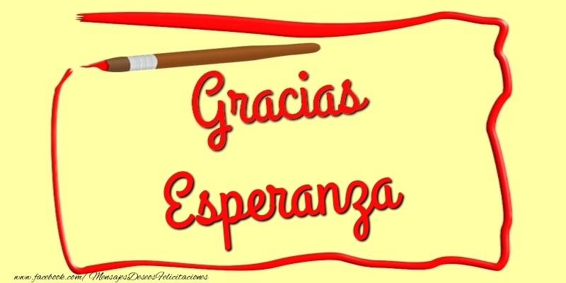 Felicitaciones de gracias - Mensajes | Gracias Esperanza