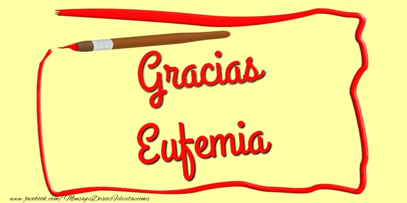 Felicitaciones de gracias - Mensajes | Gracias Eufemia